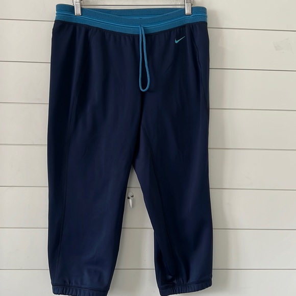 Nike Blue Joggers with Teal Accents - Picture 1 of 14